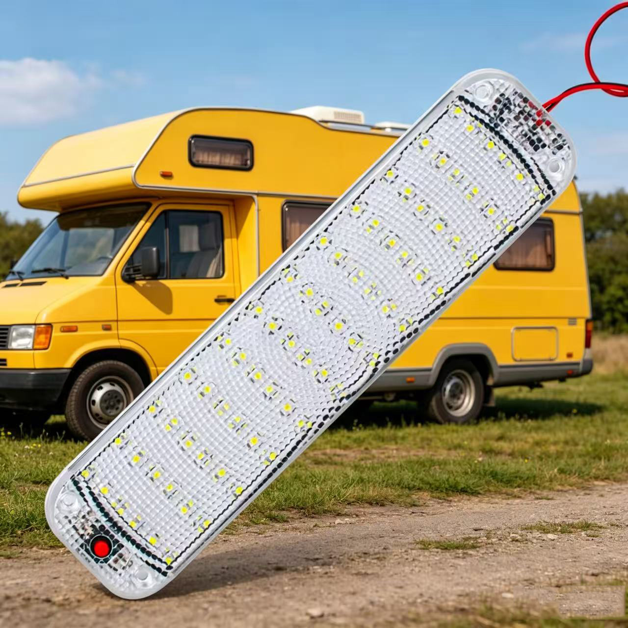 Outdoor Camping Trailer - Lumière intérieure de voiture 72 LED