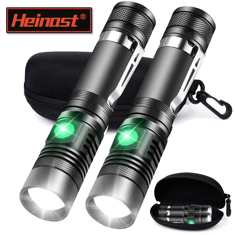 Outdoor Camping Adventure Lamp - Lampe de poche portative T6 Rechargeable,