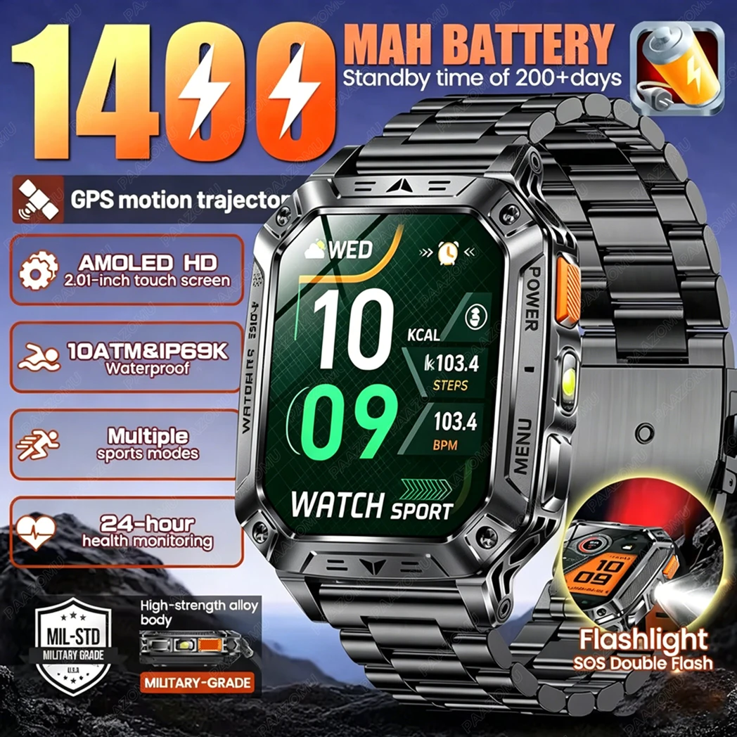 Outdoor Camping Japan - Nouvelle montre connectée pour homme 2026