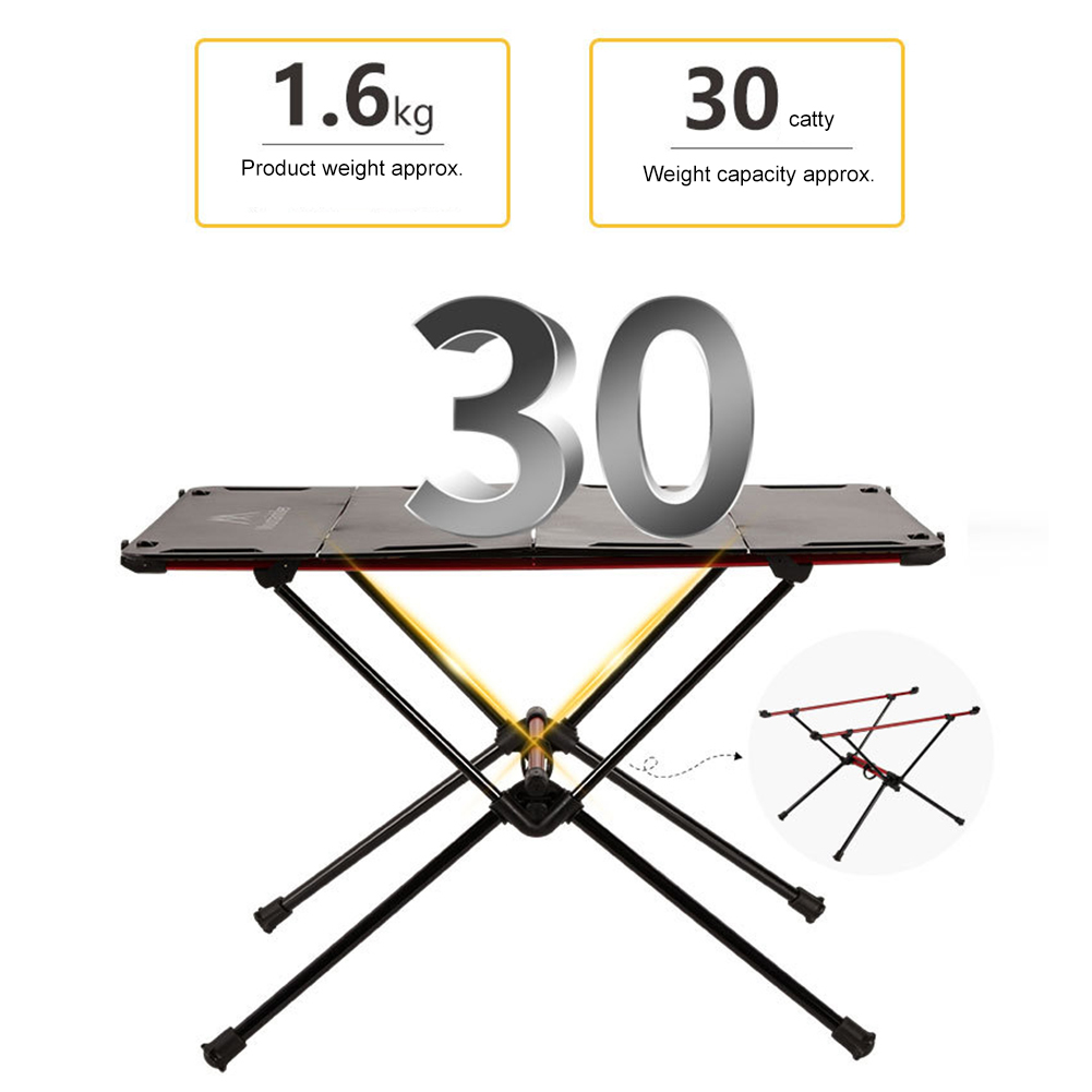 Outdoor Camping Table Foldable - Table de camping pliante légère, table