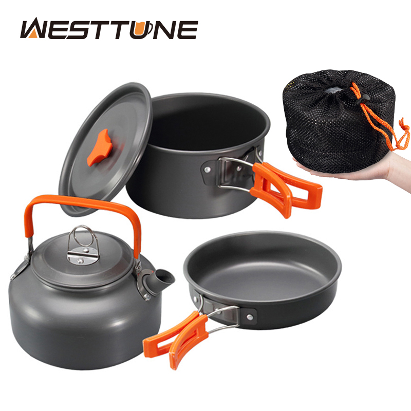 Outdoor Camping Outfit - WESTTUNE – Kit d'ustensiles de cuisine