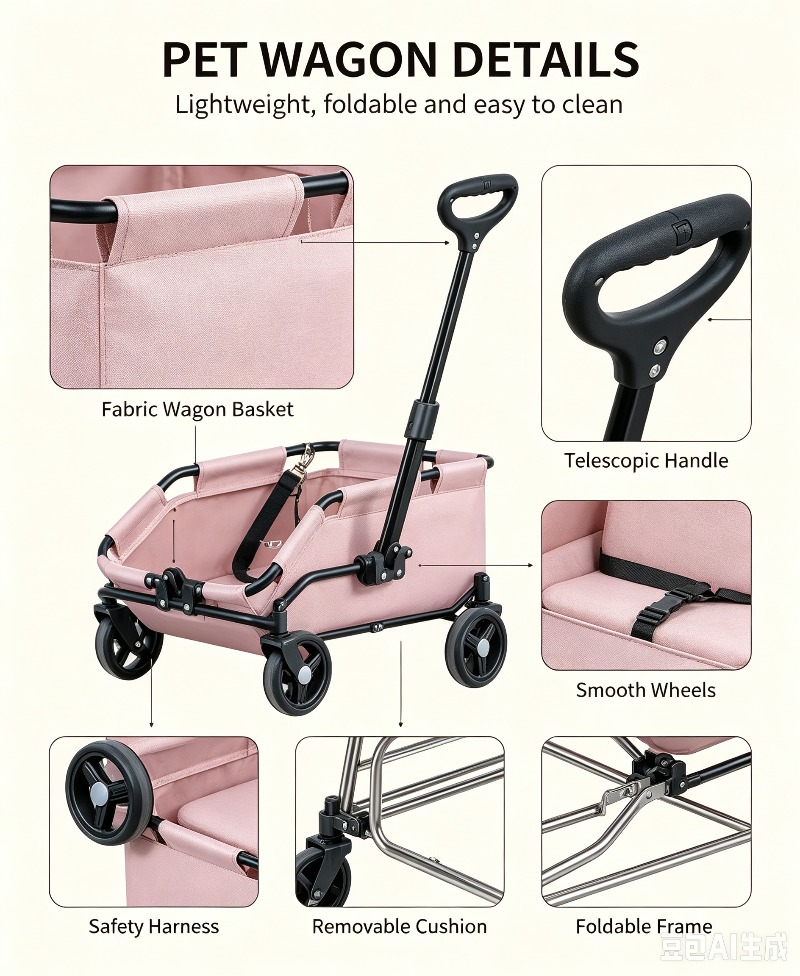 Outdoor Camping Trailer - LLY Remorque de camping multifonctionnelle pliable