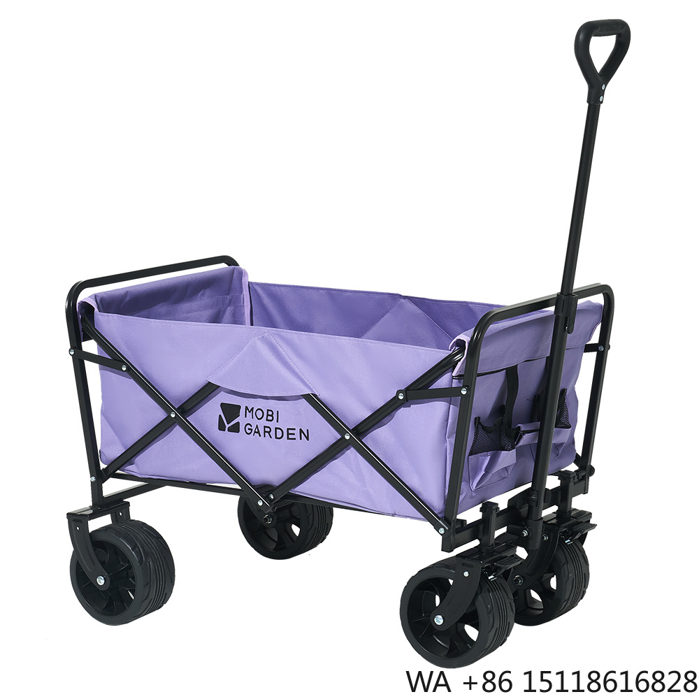 Outdoor Camping Table Foldable - Chariot pliable à quatre roues Mobi