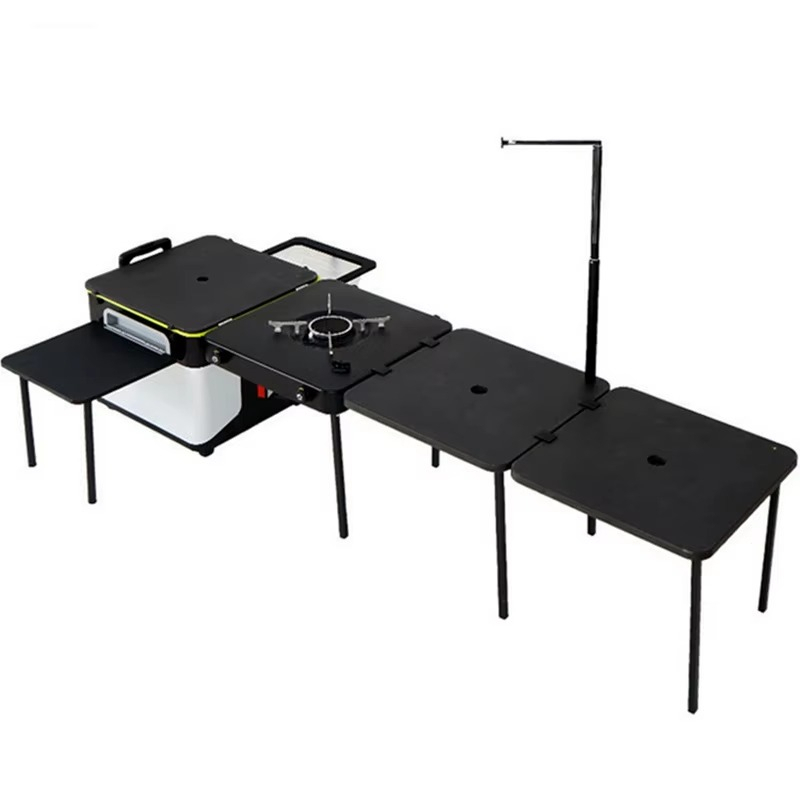 Outdoor Camping Table Foldable - Boîte de cuisine de camping portable