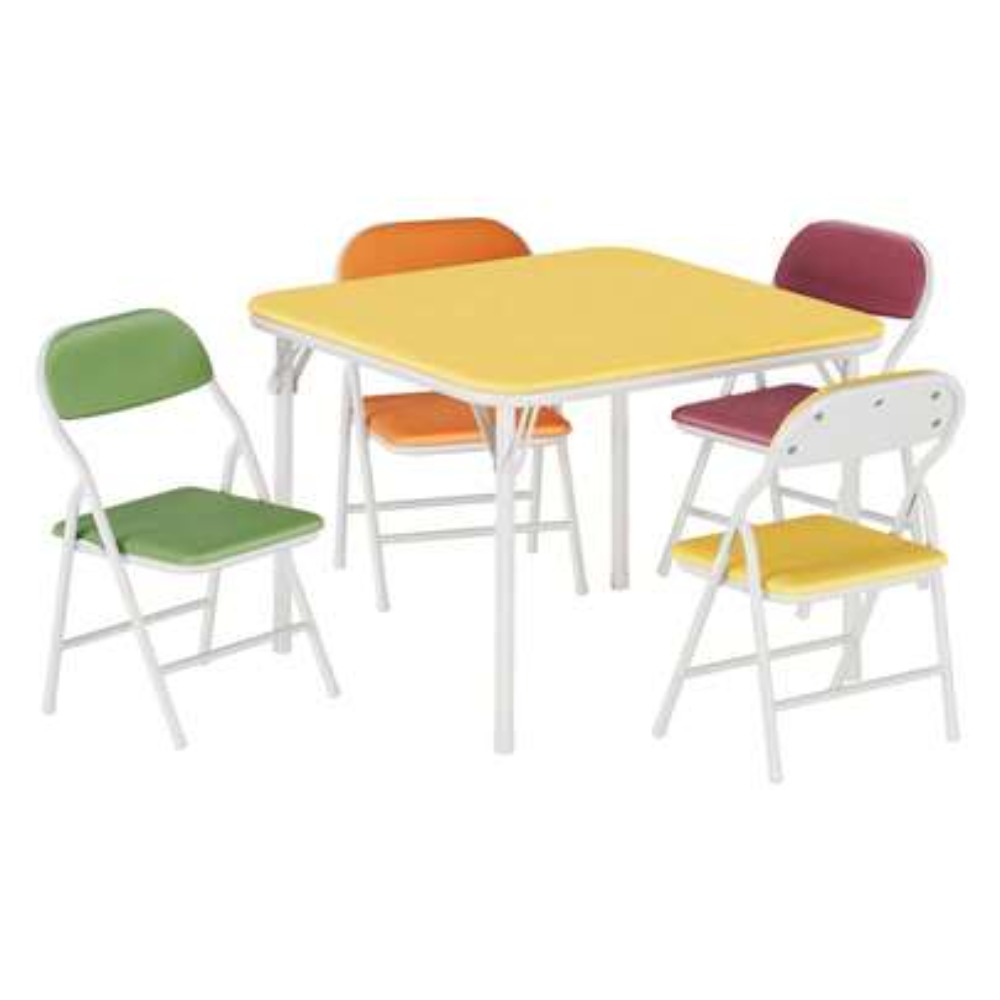 Outdoor Camping Table Foldable - Ensemble table et chaises pliantes carrées