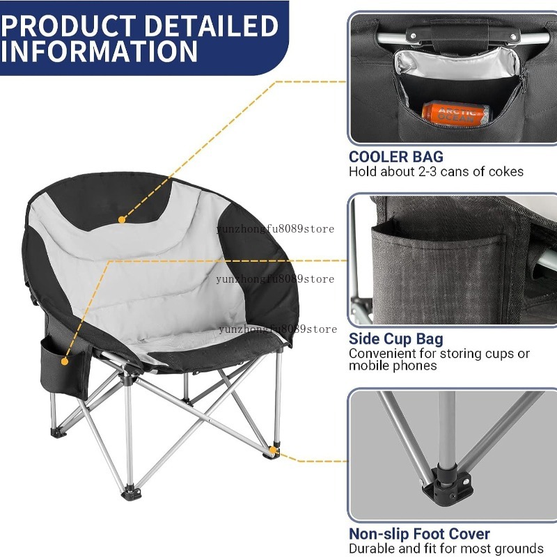 Fauteuil de camping surdimensi - Outdoor Oversized Camping Chair avis et prix