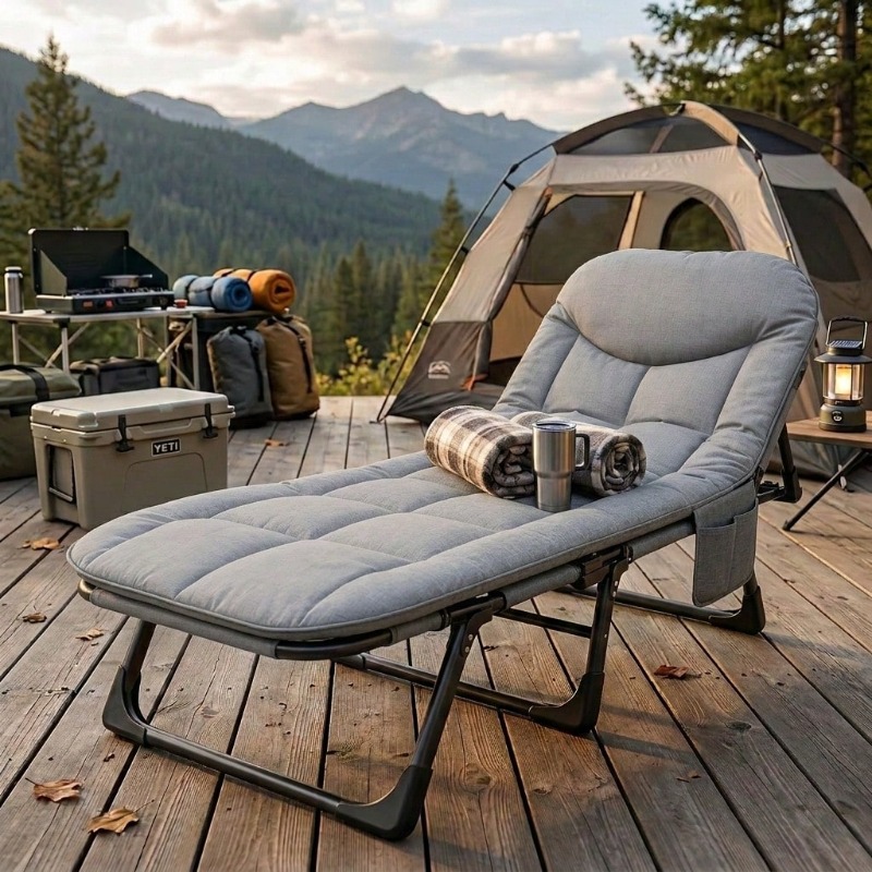 Chaise longue pliante portable - Outdoor Oversized Camping Chair avis et prix