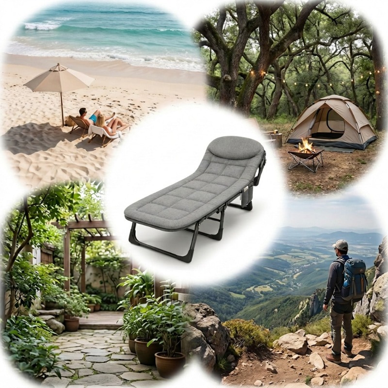 Chaise longue pliante portable - Outdoor Oversized Camping Chair avis et prix