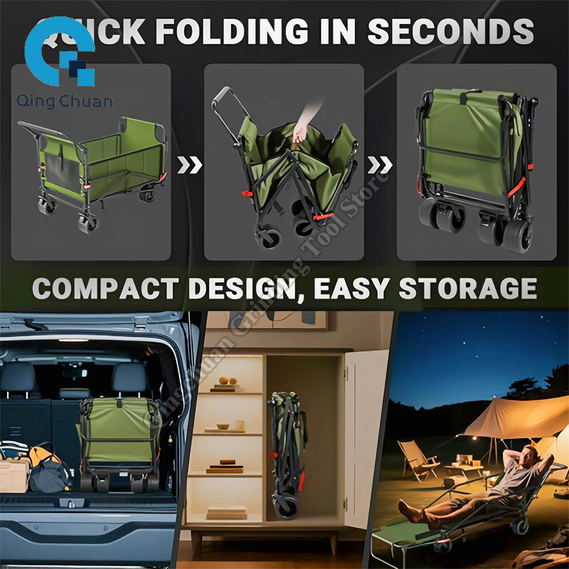 Chariot de Camping multifoncti - Outdoor Camping Trailer avis et prix