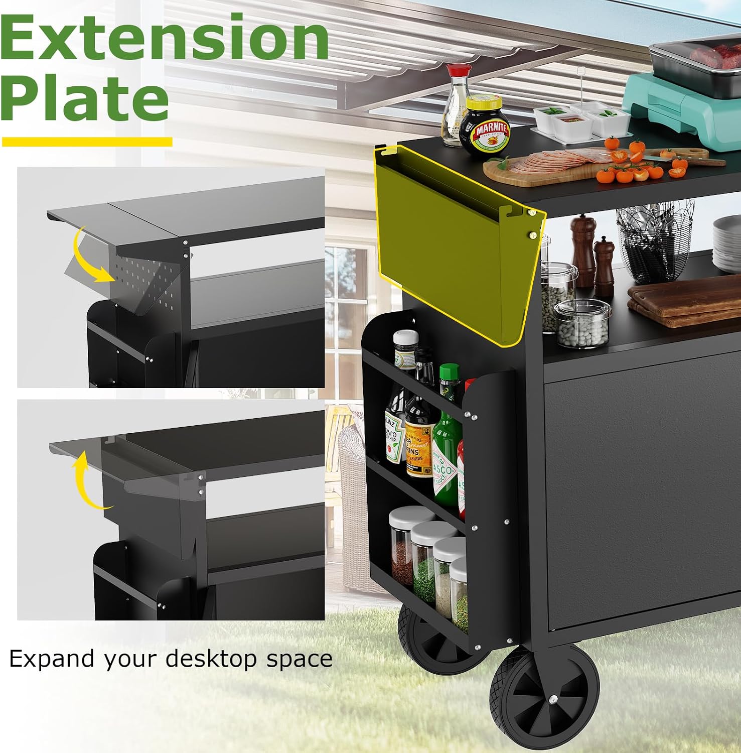 Table de barbecue d'extérieur  - Outdoor Camping Table Foldable avis et prix