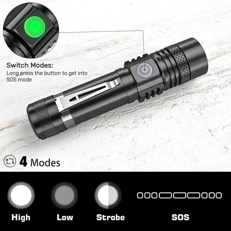 Lampe de poche portative T6 Re - Outdoor Camping Adventure Lamp avis et prix