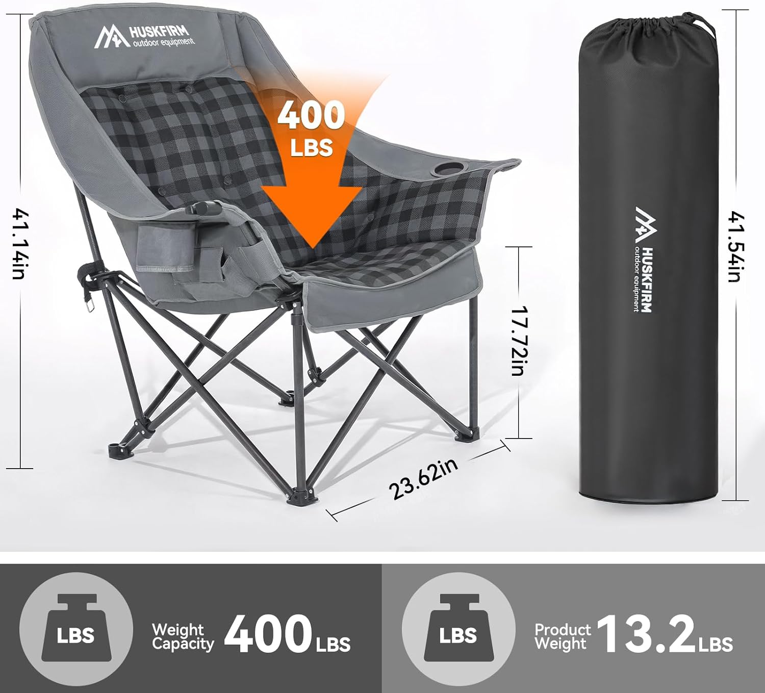 Chaise de camping chauffante e - Outdoor Oversized Camping Chair avis et prix