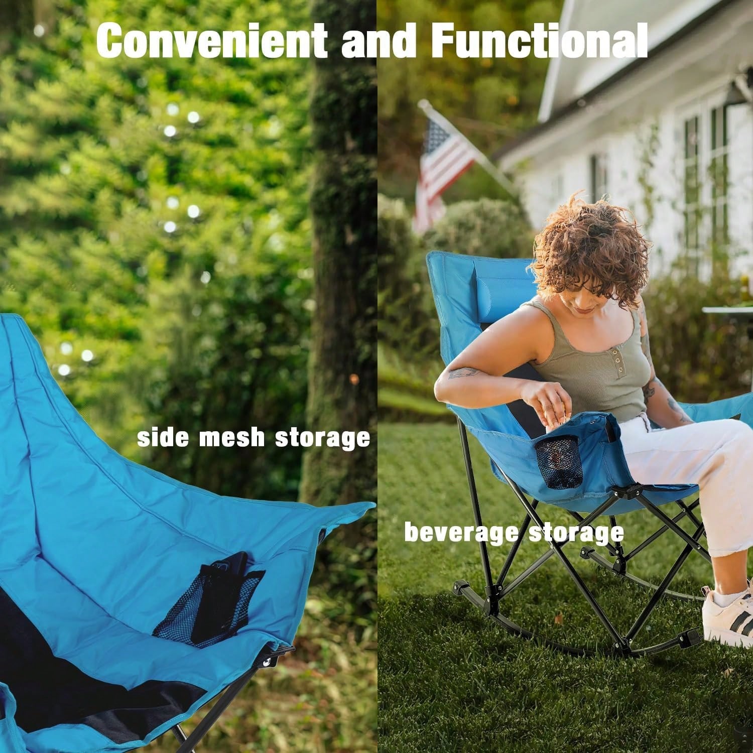 Chaise de camping pliante à ba - Outdoor Oversized Camping Chair avis et prix