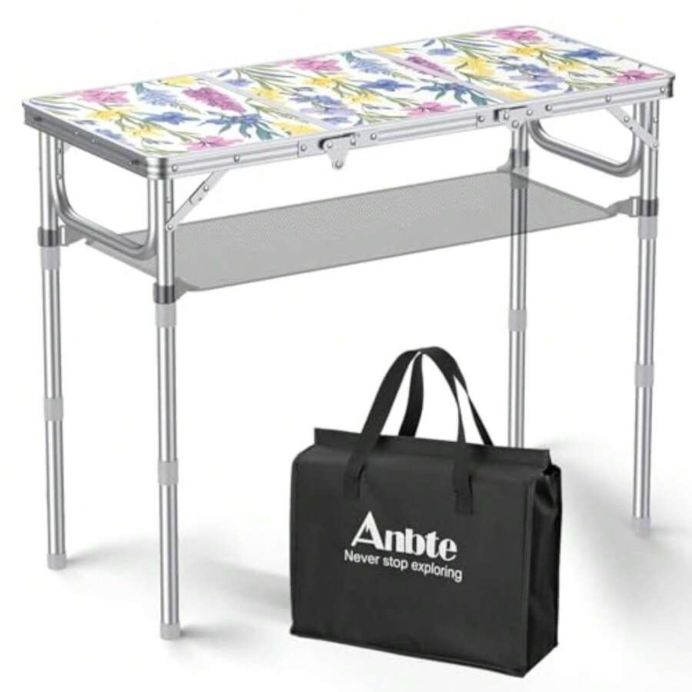 Table de camping pliante avec  - Outdoor Camping Table Foldable avis et prix