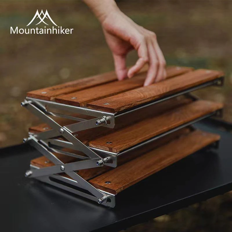 MOUNTAINHIKER Étagère de campi - Outdoor Camping Table Foldable avis et prix