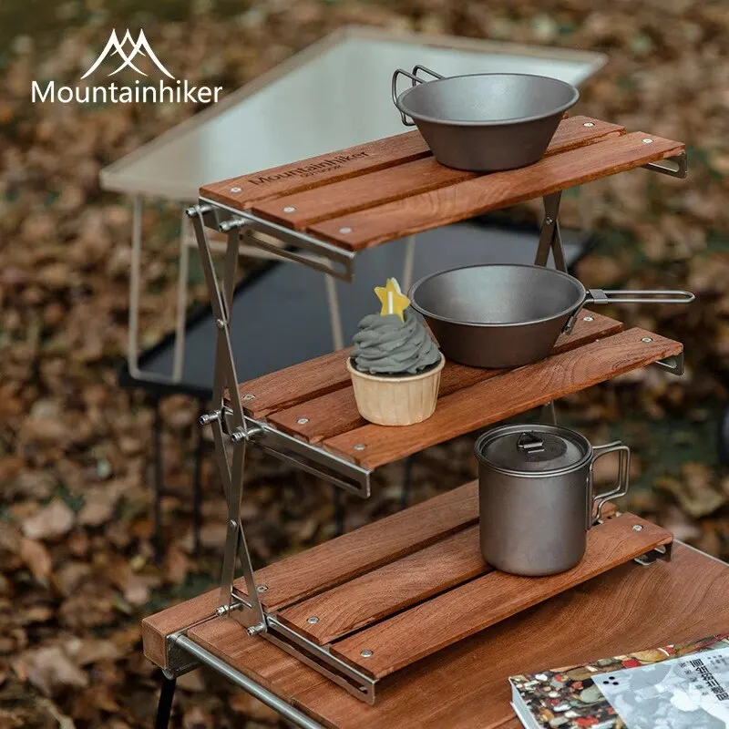 MOUNTAINHIKER Étagère de campi - Outdoor Camping Table Foldable avis et prix