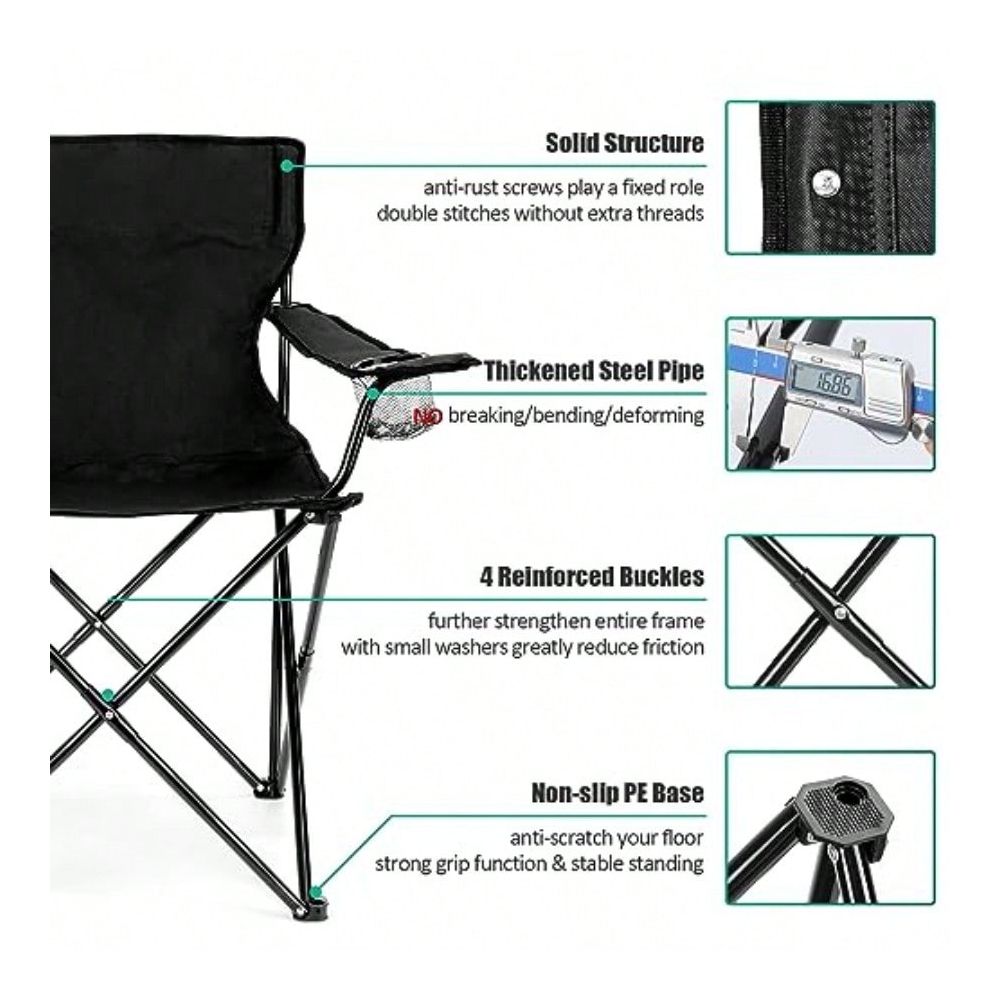 Chaise, chaise de jardin plian - Outdoor Oversized Camping Chair avis et prix