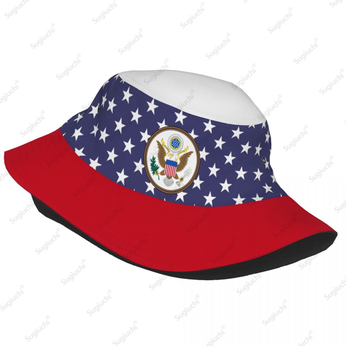 Chapeau seau drapeau 3D des ét - Outdoor Camping Usa avis et prix