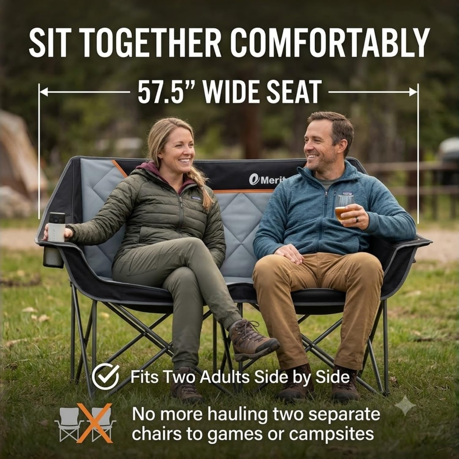 Fauteuil de camping pliant rob - Outdoor Oversized Camping Chair avis et prix