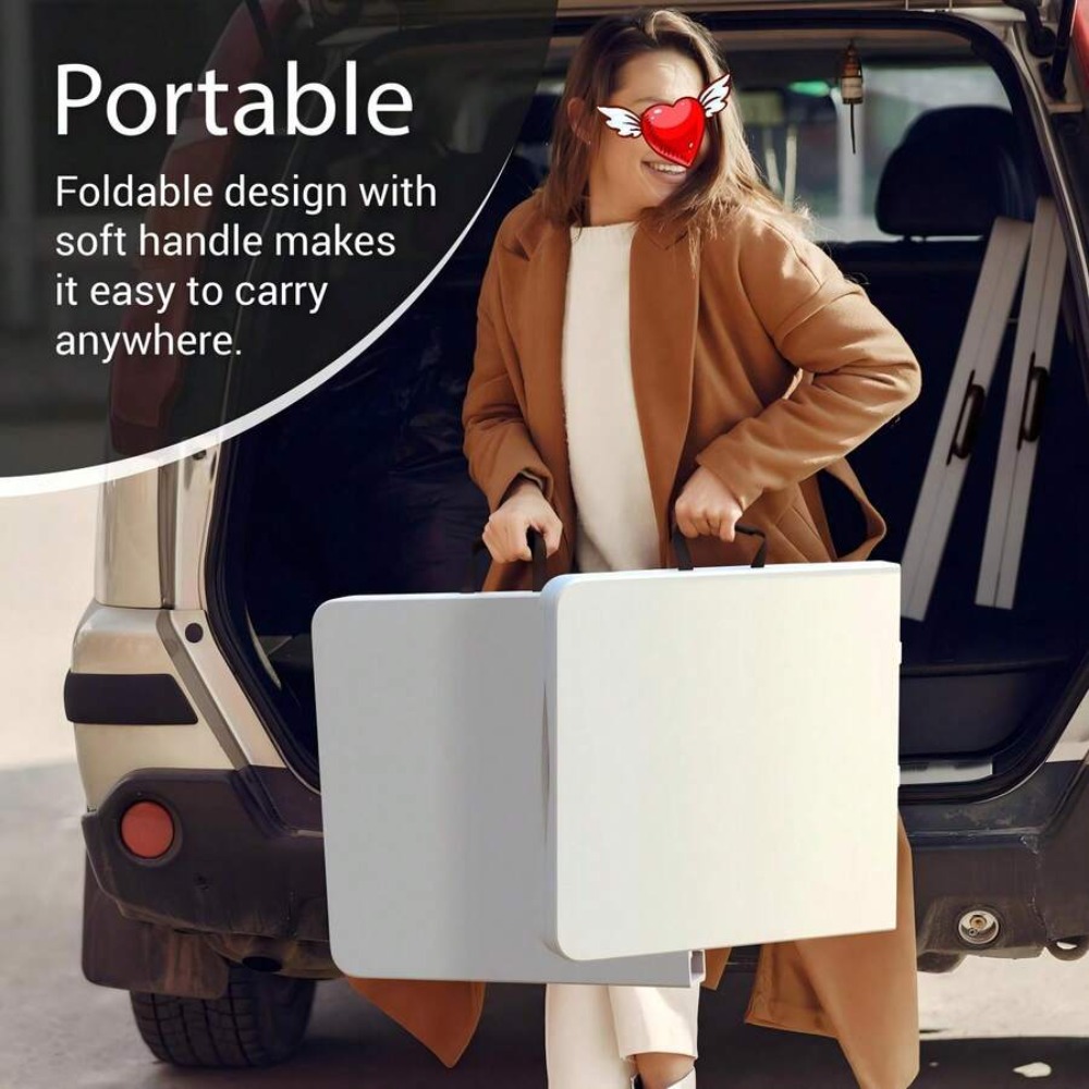 Table pliante de 4 pieds, haut - Outdoor Camping Table Foldable avis et prix