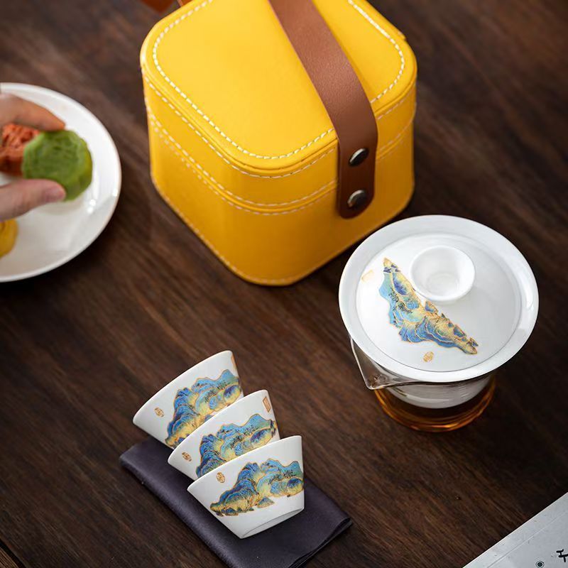 Service à thé en porcelaine bl - Outdoor Camping Outfit avis et prix