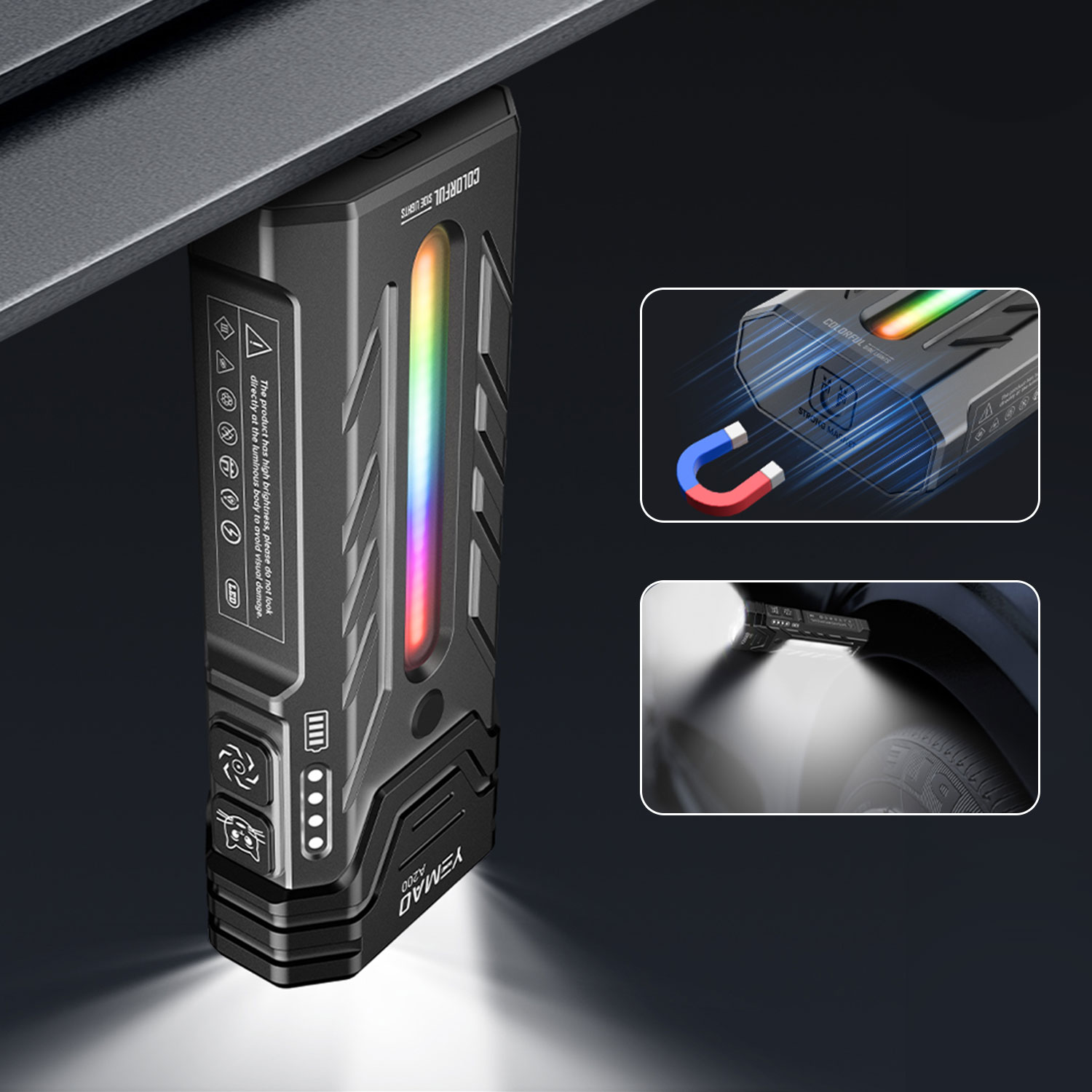 Lampe de poche LED RGB Portabl - Outdoor Camping Adventure Lamp avis et prix